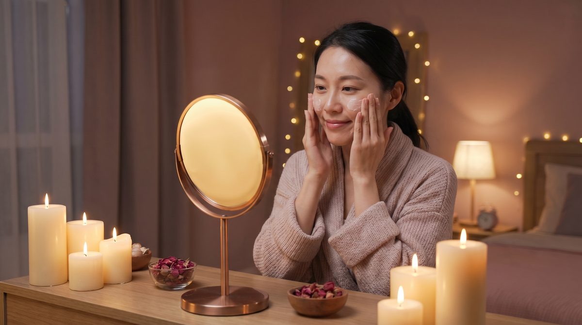 香蕉视频夜间护肤视频演示，女性自我照顾生活视频，温暖疗愈氛围，ojxpz8r.cn